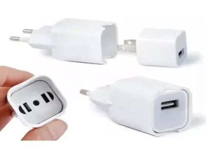 تبدیل دوشاخه برق شارژر آیفون 5 وات