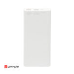 فناوری شارژ فست QC دارد نوع درگاه‌های خروجی USB - Type-C تعداد درگاه‌های ورودی 3 عدد نوع باتری لیتیوم پلیمری تعداد درگاه‌های خروجی 4 عدد ظرفیت اسمی 20000 میلی آمپر نشانگر LED دارد ولتاژ و شدت جریان خروجی USB : 4.5V/5A - 5V/4.5A - 5V/3A - 9V/2A - 12V/1.5A l Type-C : 5V/3A - 9V/2.22A - 12V/1.67A نوع درگاه‌های ورودی Type-C - MicroUSB - Lightning فناوری شارژ فست PD دارد
