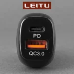 شارژر فندکی  لیتو مدل LC-C22 20W به همراه کابل تبدیل لایتنینگ - Image 9